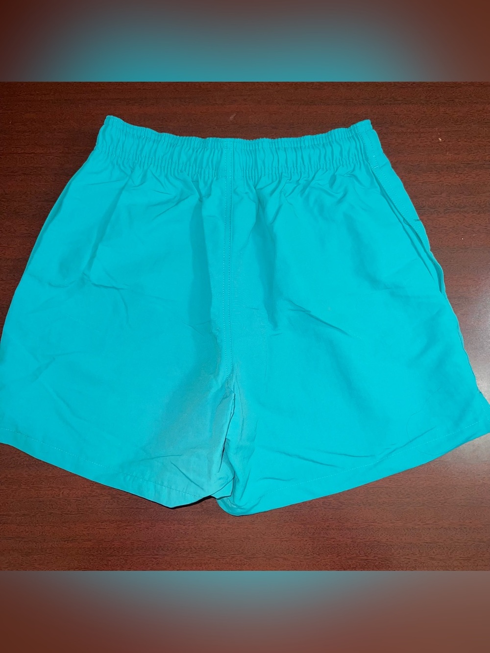 TNA Teal Athletic Elastic-Waist Shorts - Picture 3 of 3